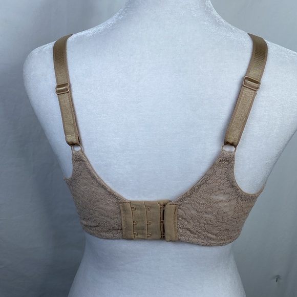 Wacoal 65547 Nude Colored Halo Lace Unloaded Underwire Bra. Size 32DD. - Picture 5 of 15